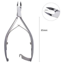 Tronchesino per cuticole con chiusura 5 mm